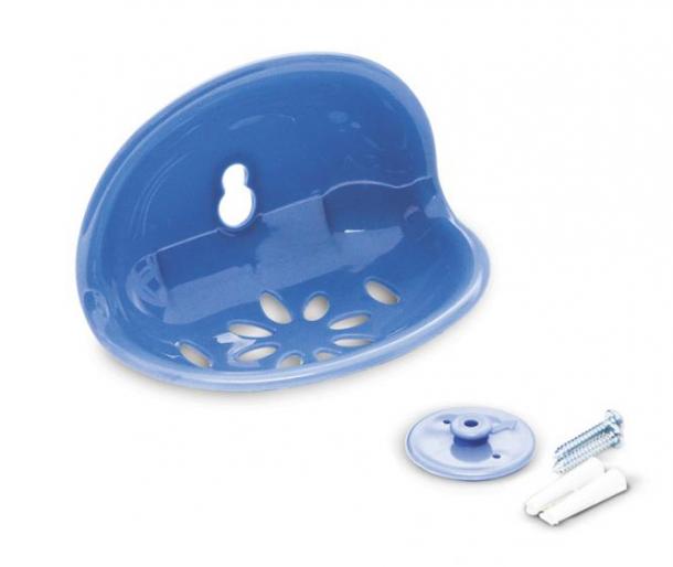 JABONERA CORAL CON TAPITA, ADHESIVO,CHUPON  Y TORNILLOS